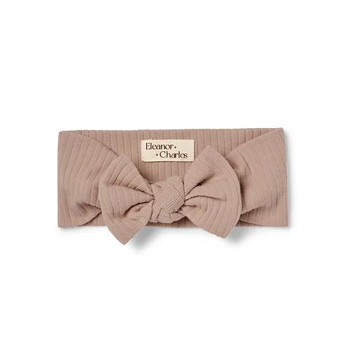 Organic Cotton Stretch Bow Headband