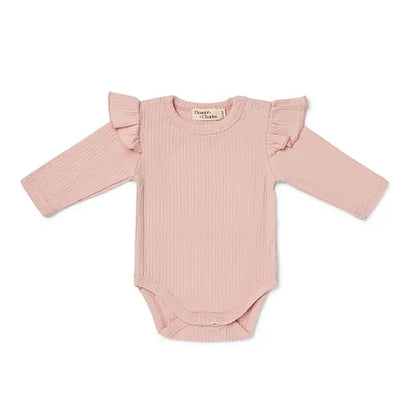 Organic Cotton Frill Bodysuit