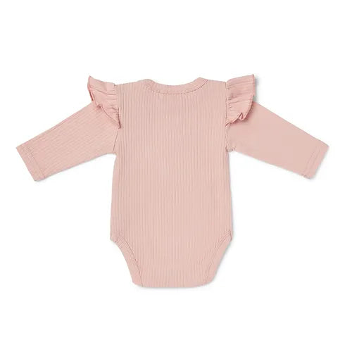 Organic Cotton Frill Bodysuit