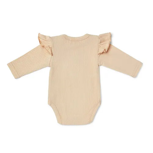 Organic Cotton Frill Bodysuit