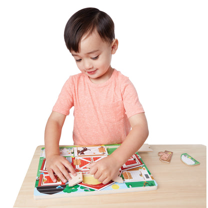 Melissa & Doug Magnetic Farm Hide & Seek Board