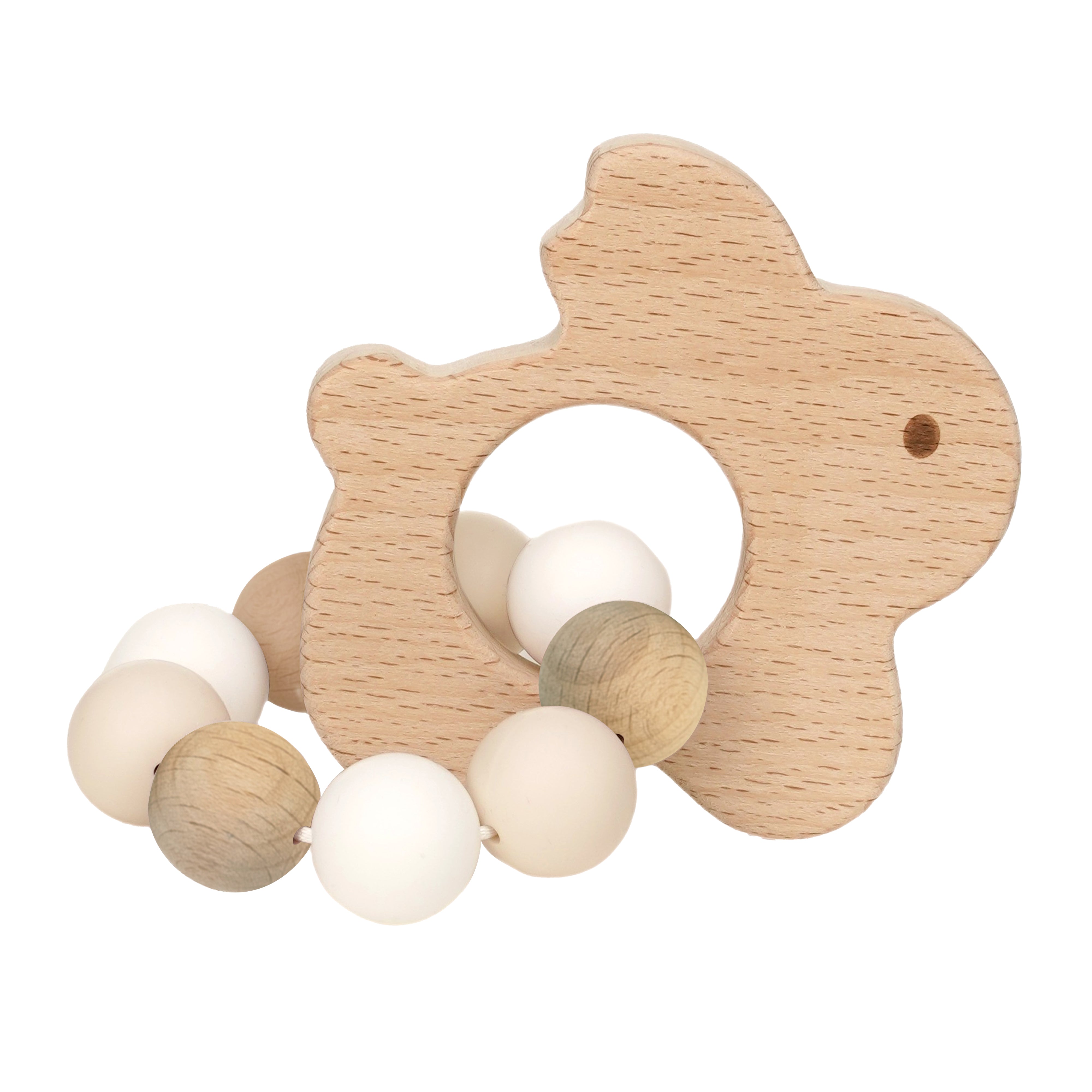 Bam Bam Eco Friendly Wooden Rabbit Teether Eleanor Charles