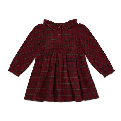 Tartan Smocked Dress Wholesale