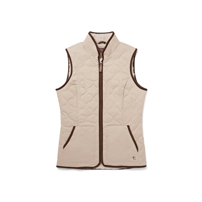 Ladies Gilet Jacket in Ecru or Khaki