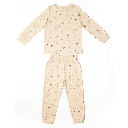 Organic Cotton Pyjamas Horseshoe Floral