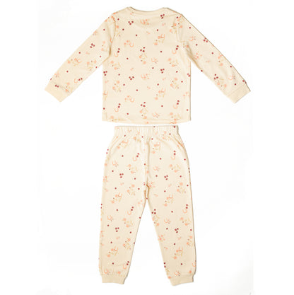 Organic Cotton Pyjamas Horseshoe Floral