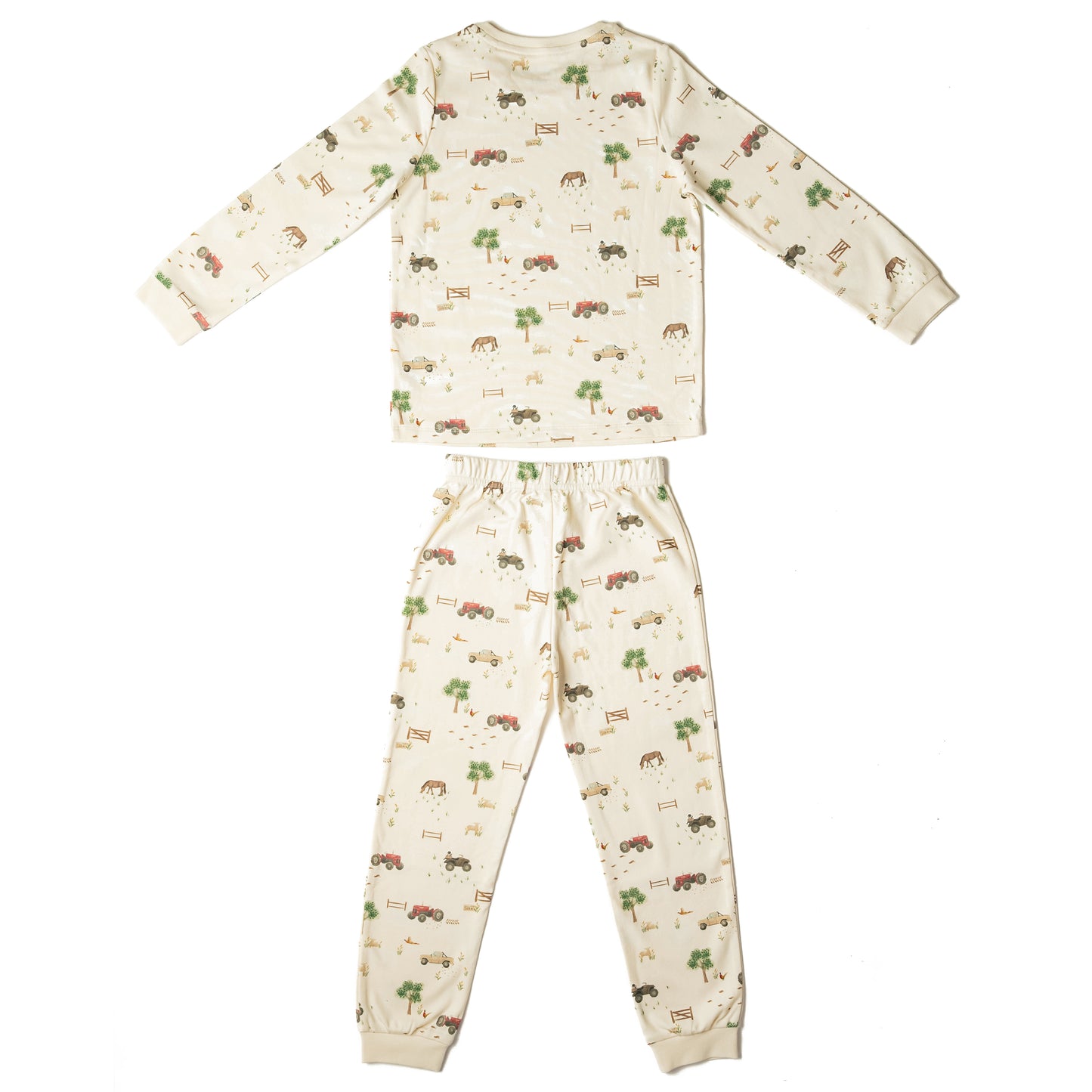 Organic Cotton Pyjamas Farm Print