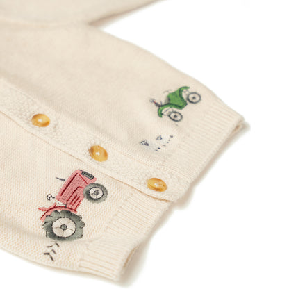 On The Farm Organic Cotton Cardigan Wholesale