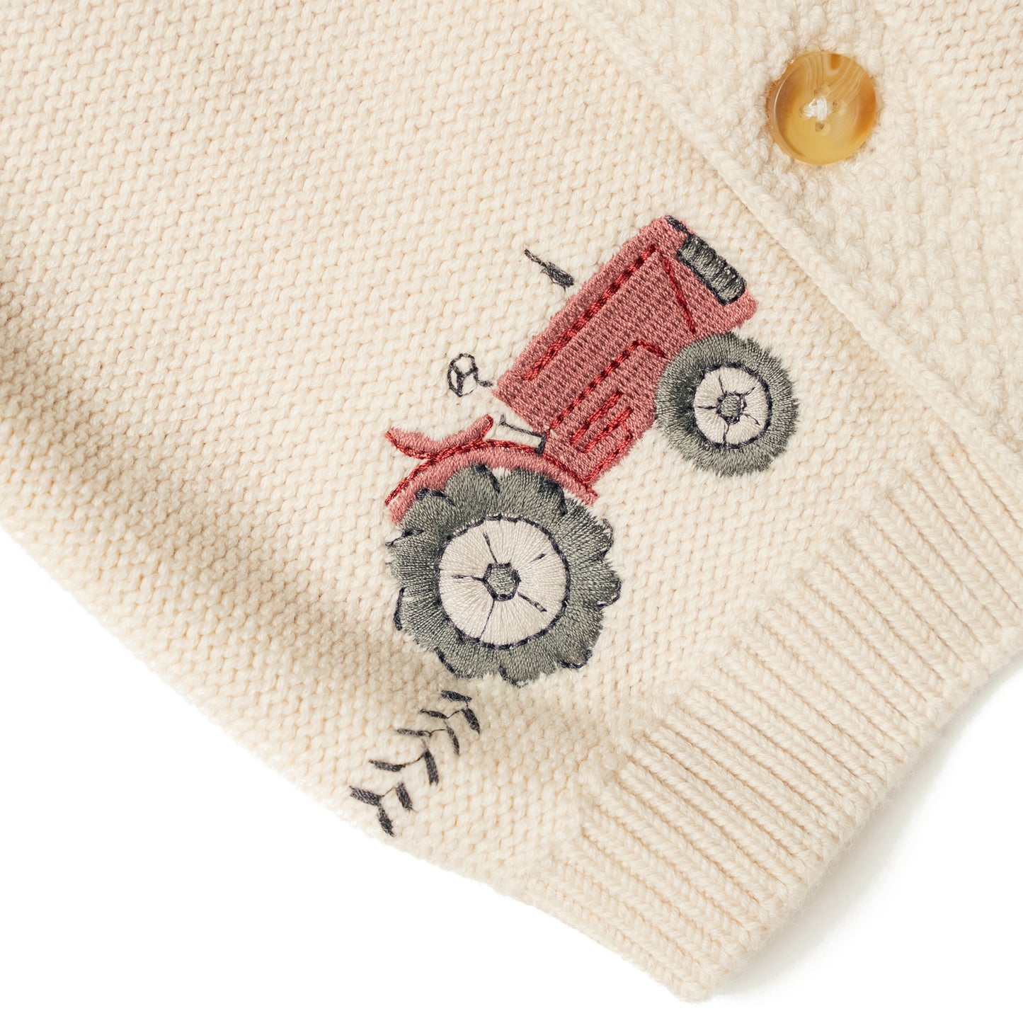 On The Farm Organic Cotton Cardigan Wholesale