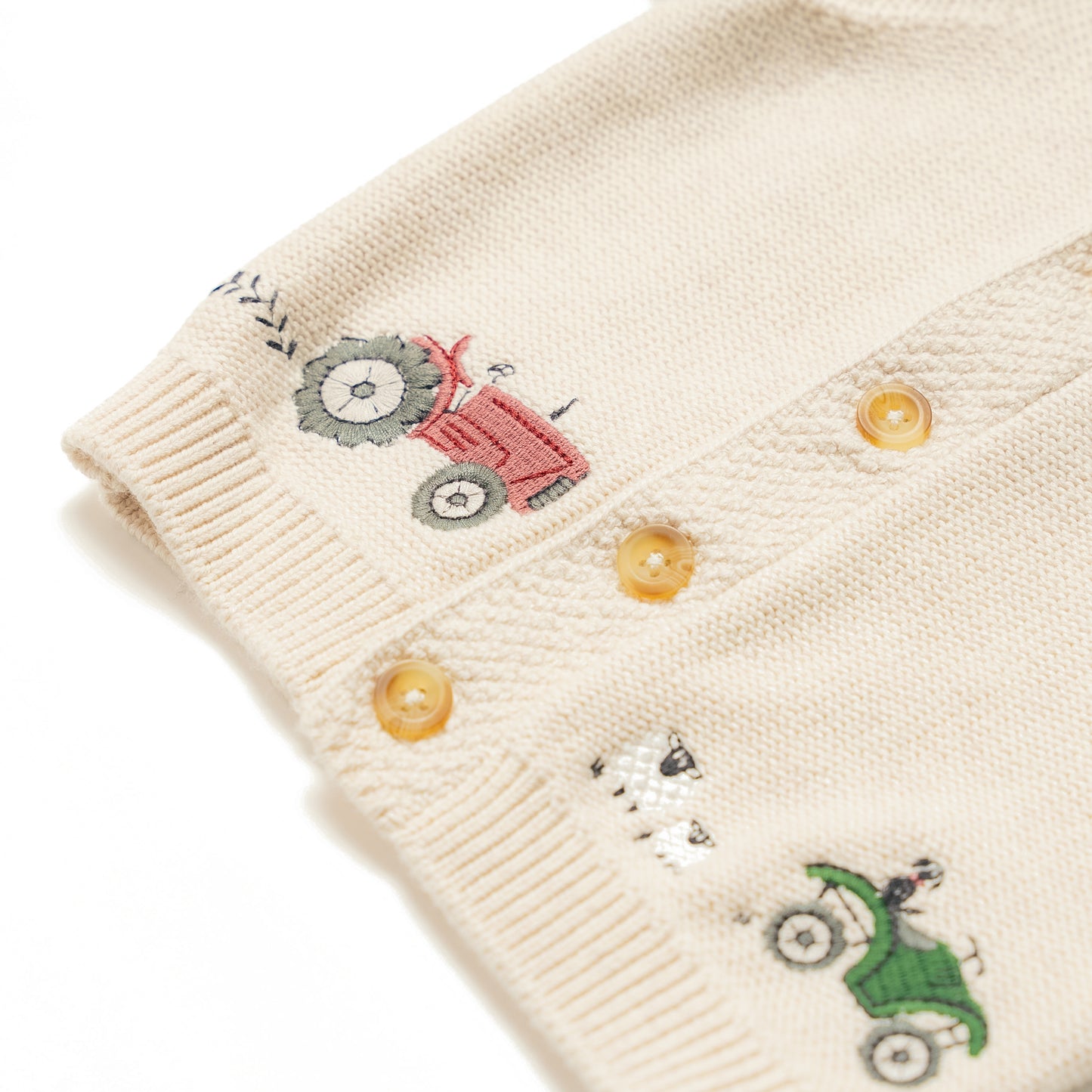 On The Farm Organic Cotton Cardigan Wholesale