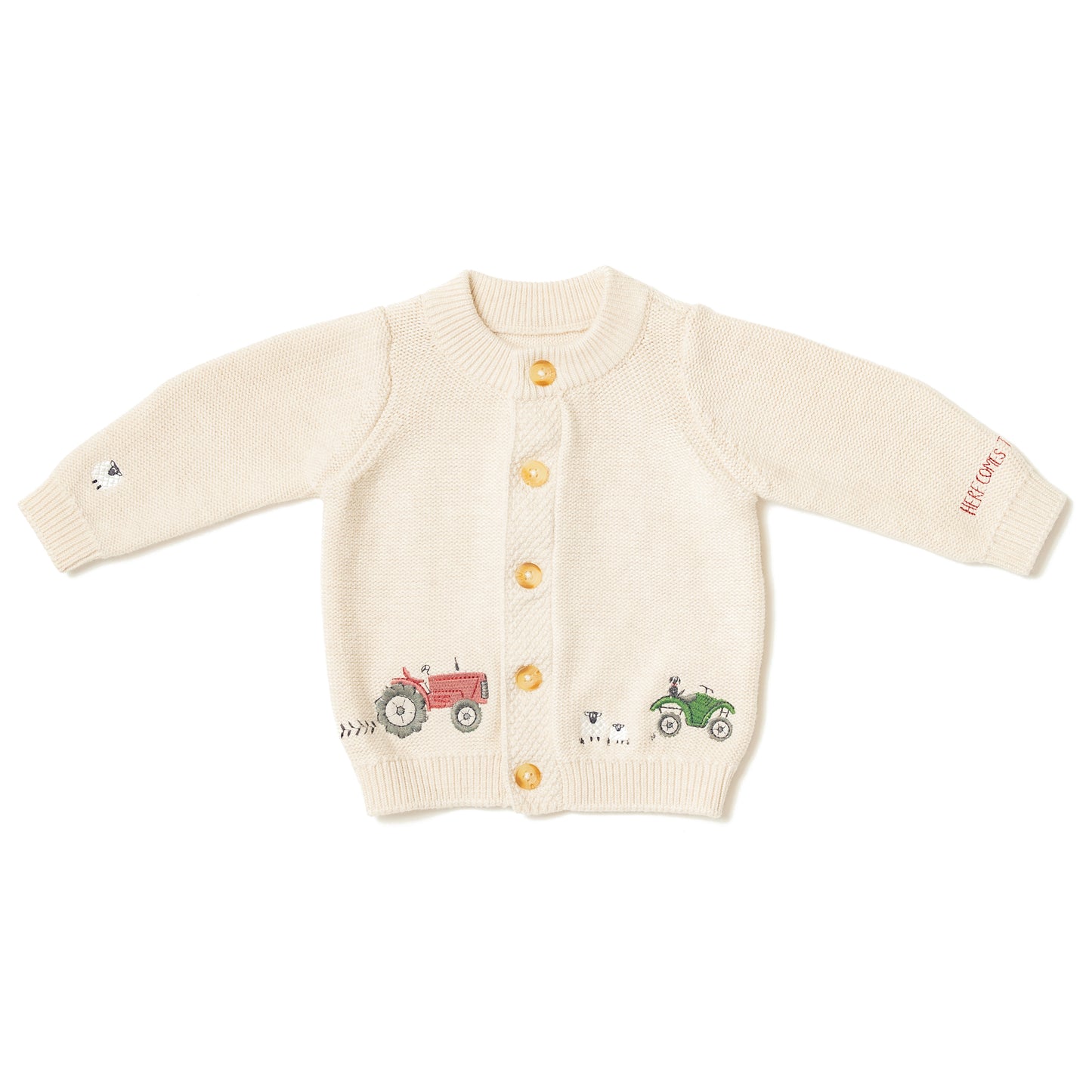 On The Farm Organic Cotton Cardigan Wholesale