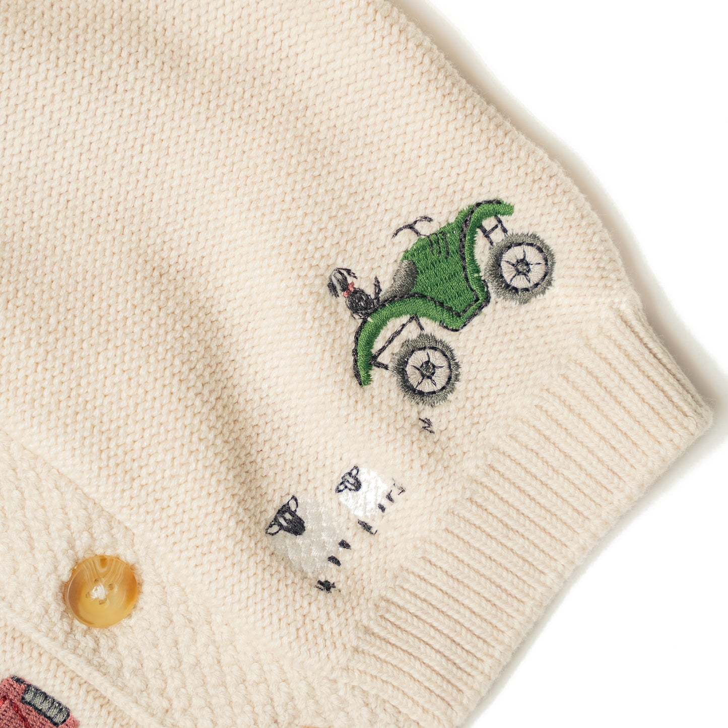 On The Farm Organic Cotton Cardigan Wholesale